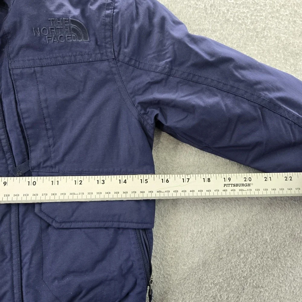 The North Face Boys Jacket XXS (5) Blue Nylon Down Hooded